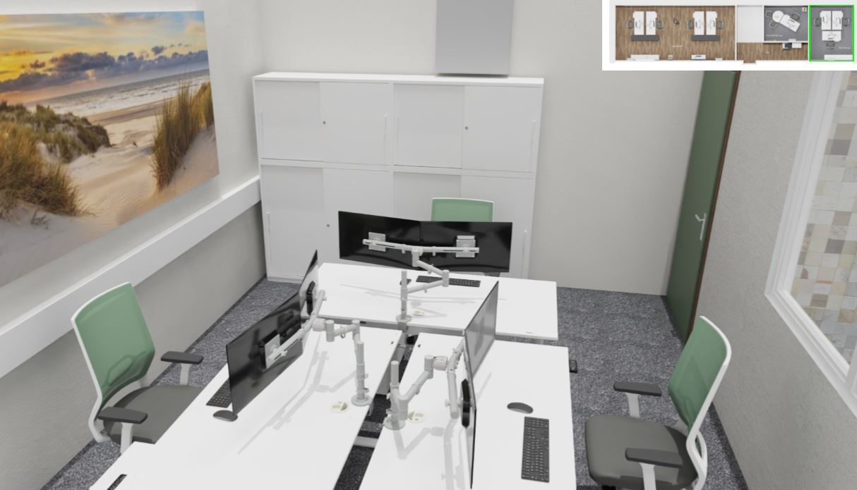Individuelle 3D-Büroplanung 2