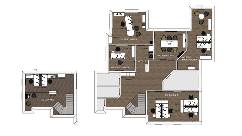 Individuelle 3D-Büroplanung 5